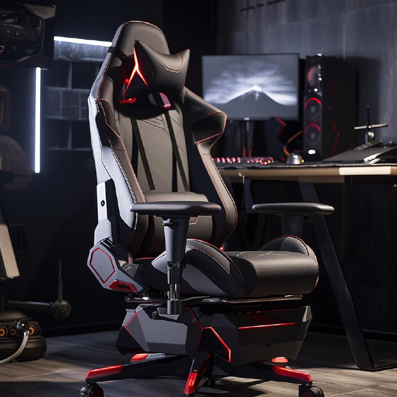 Futuristic Andaseat Gaming Chair With 6D Armrests