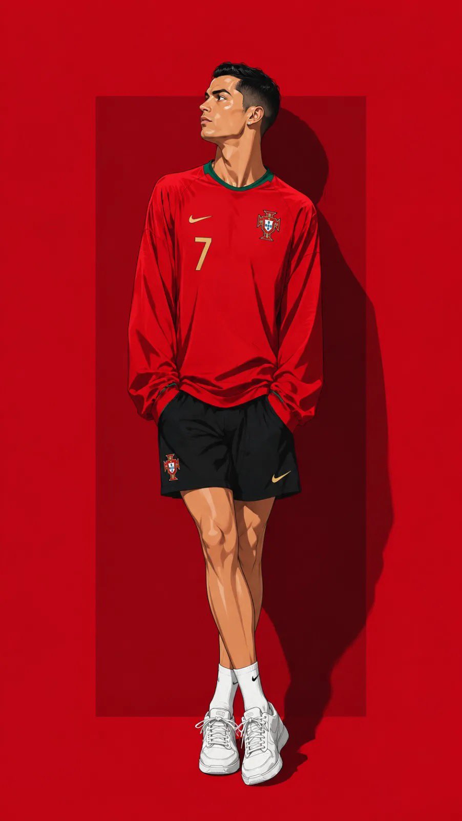 Anime Football Player Fashion Illustration