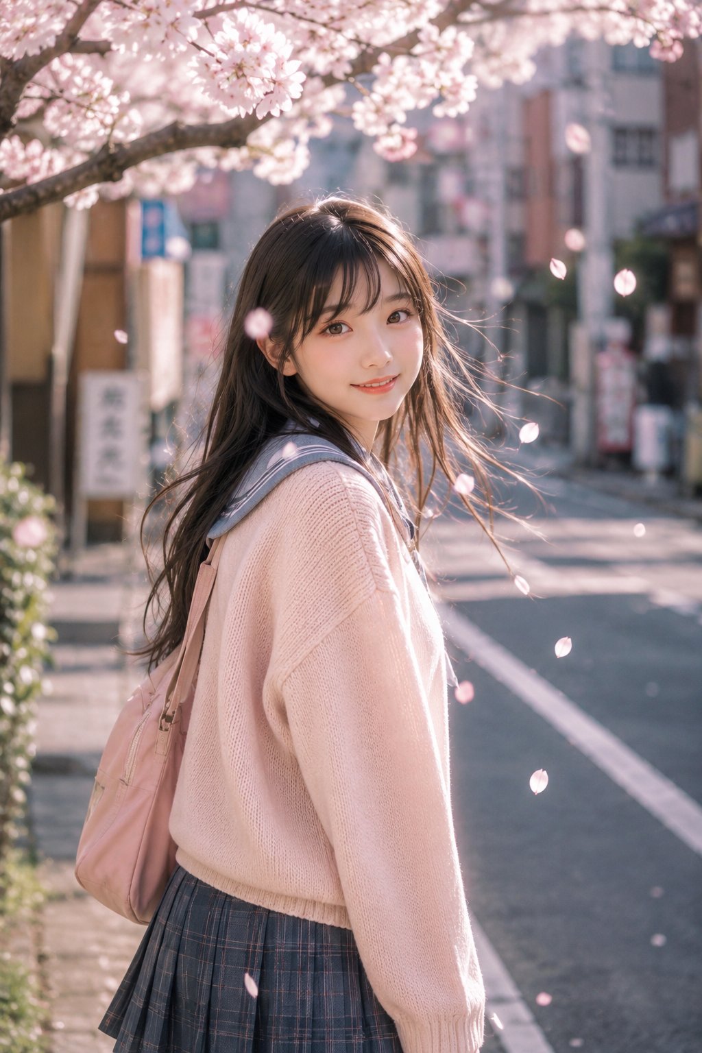 Cherry Blossom Girl in Tokyo