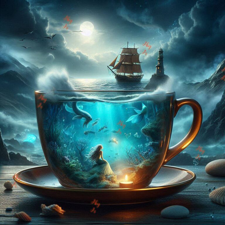 Fantasy Ocean World Inside Teacup