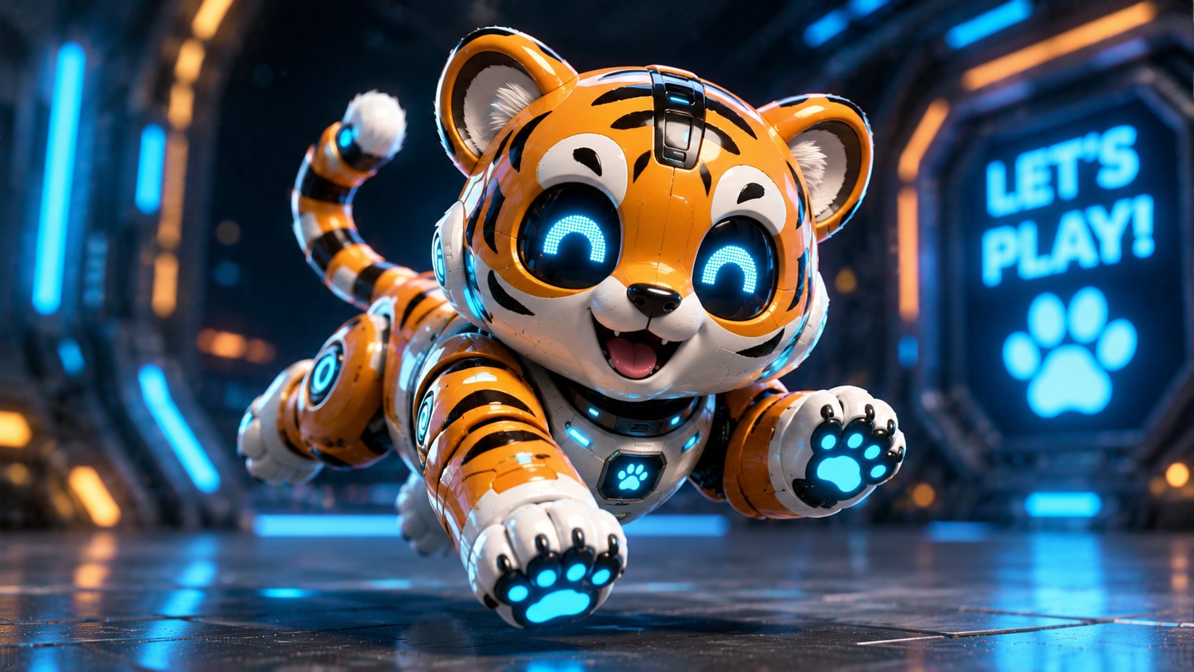 Cute Mini Robot Mascot