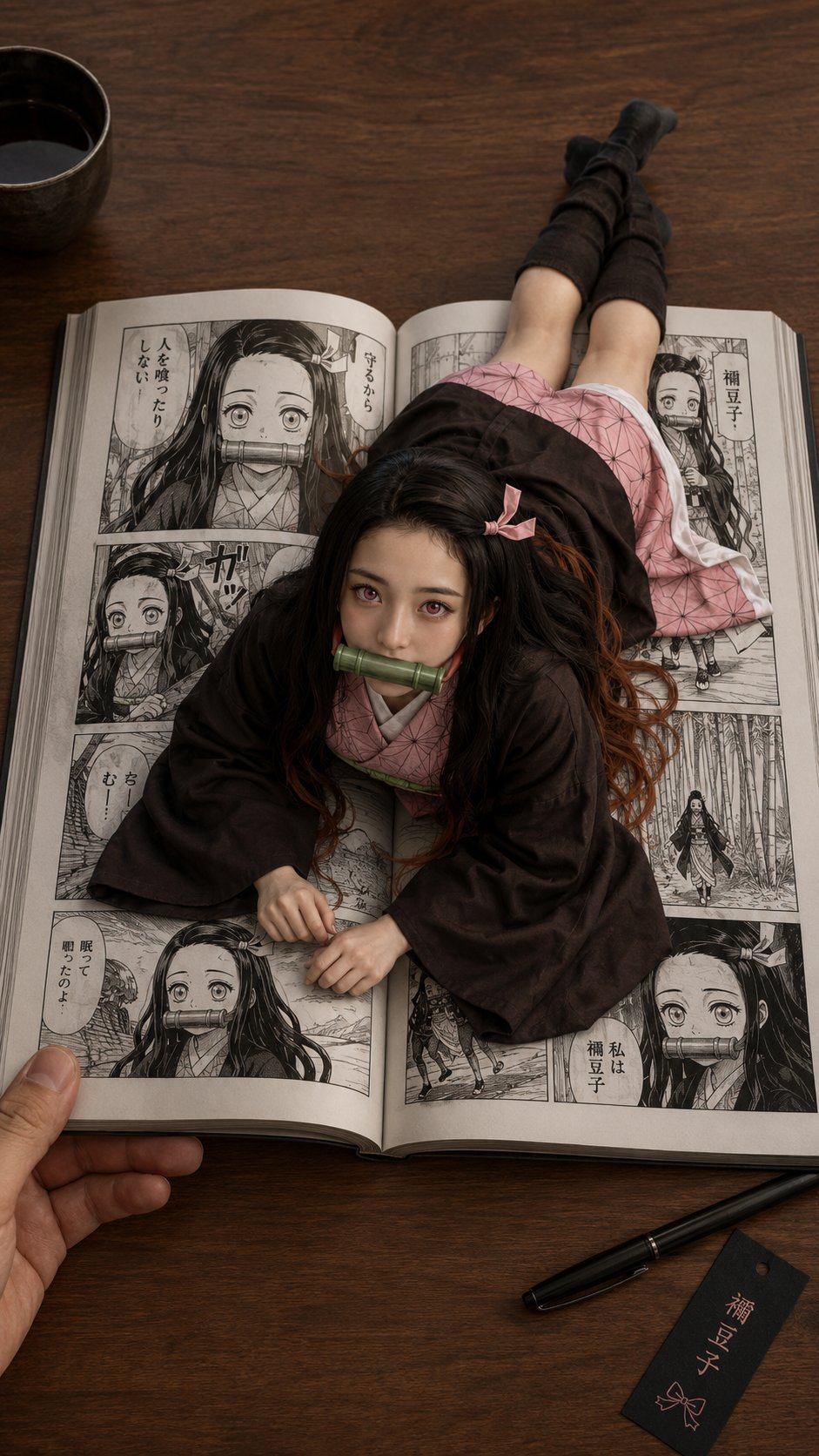 Demon Slayer Girl Emerges From Manga