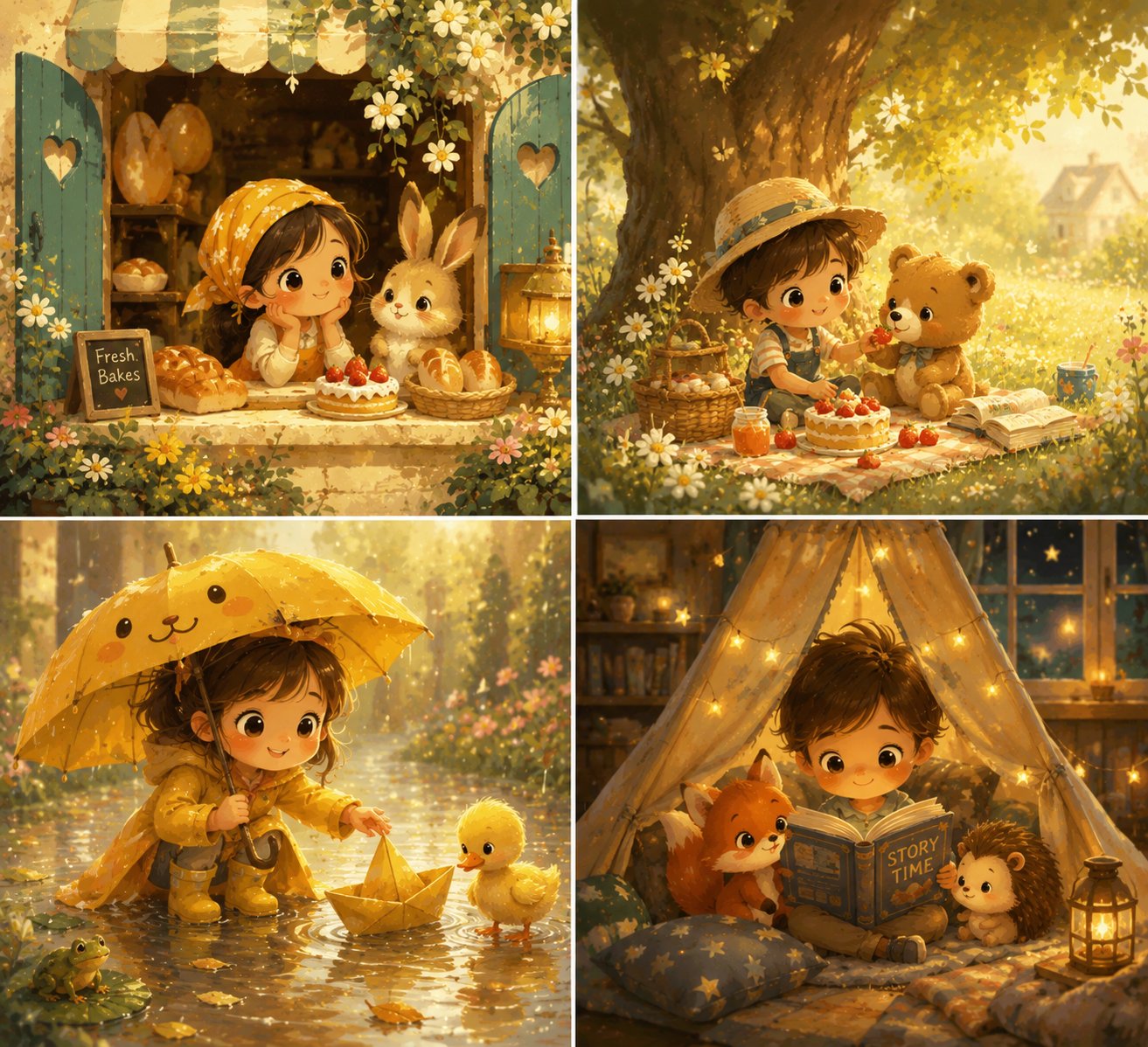 Dreamy Fairy Tale Illustration Art