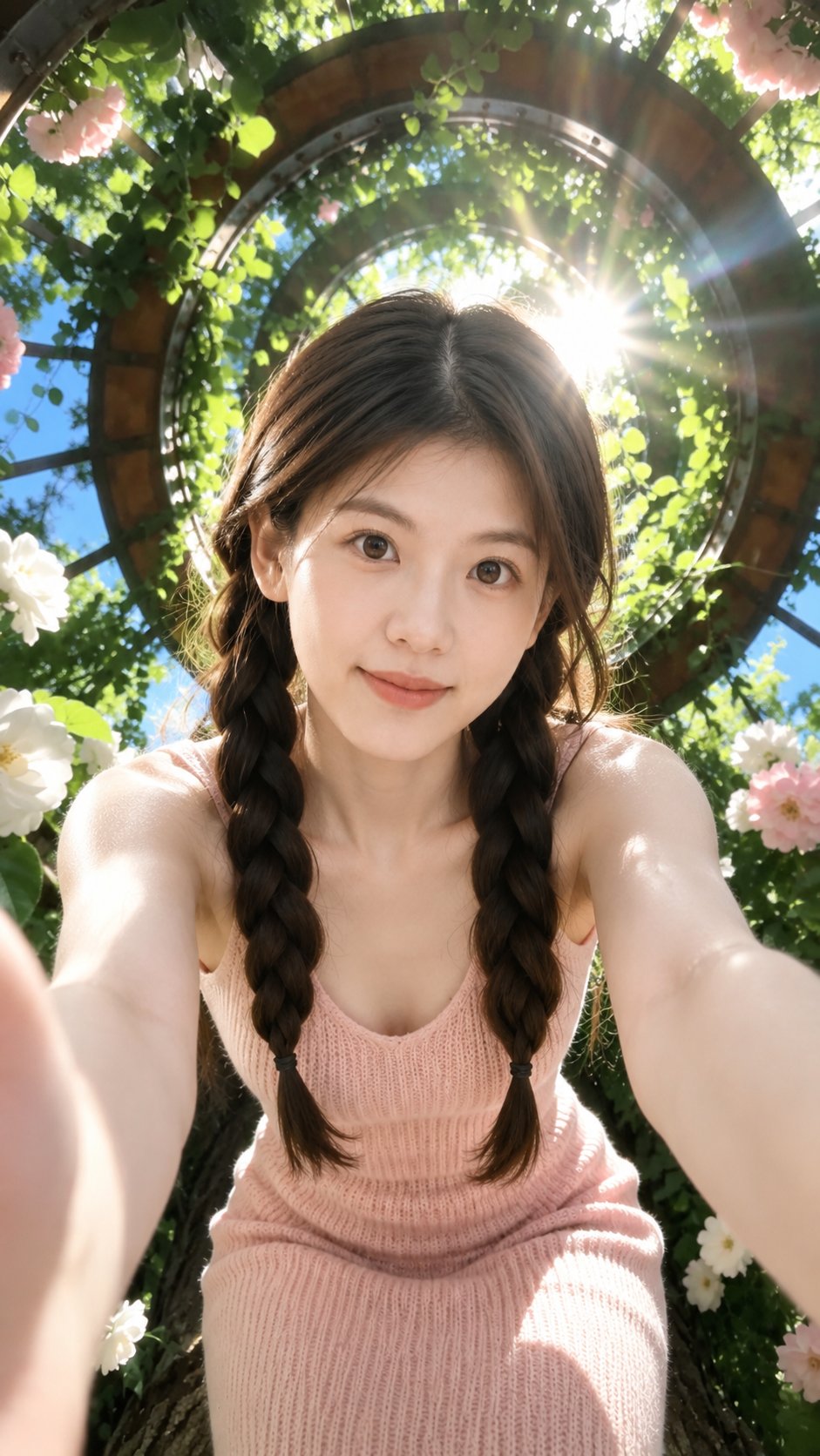 Dreamy Garden Arch Selfie