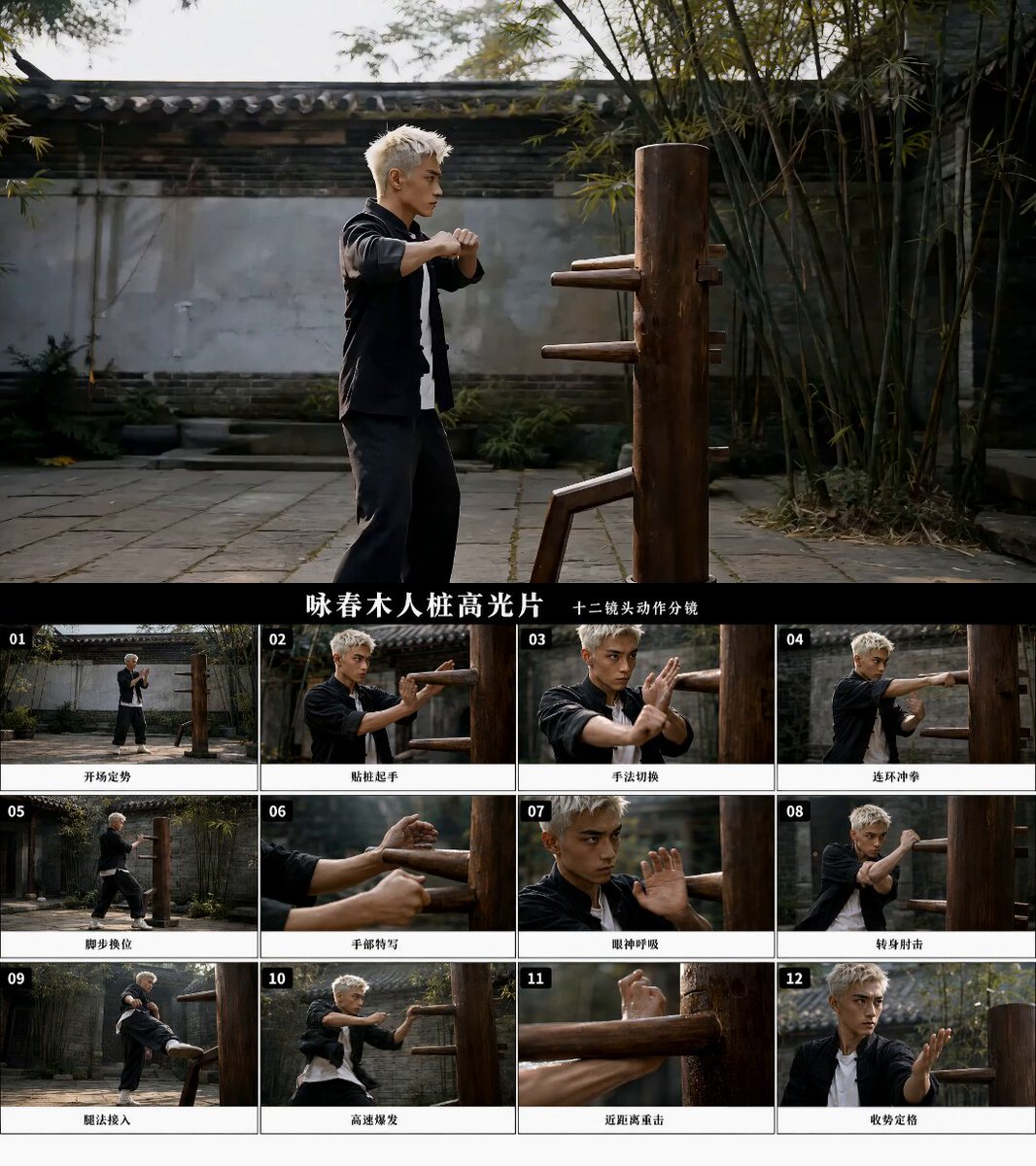 Drunken Master 12-Shot Storyboard