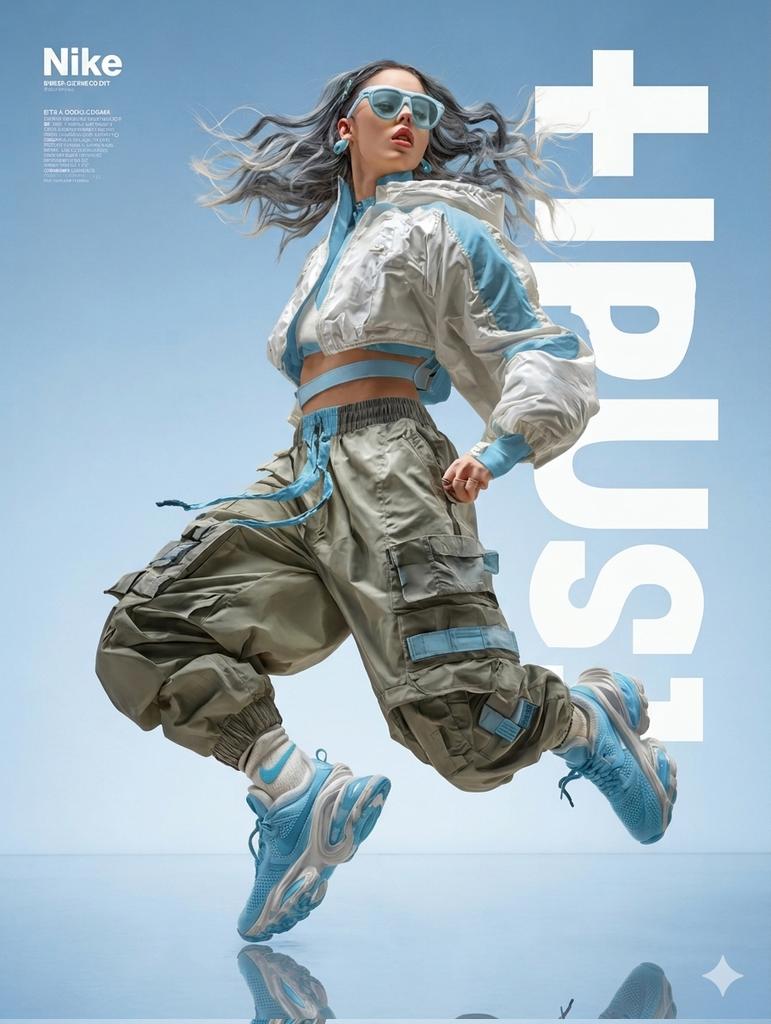 Nike Air Max Blue Hair Leap