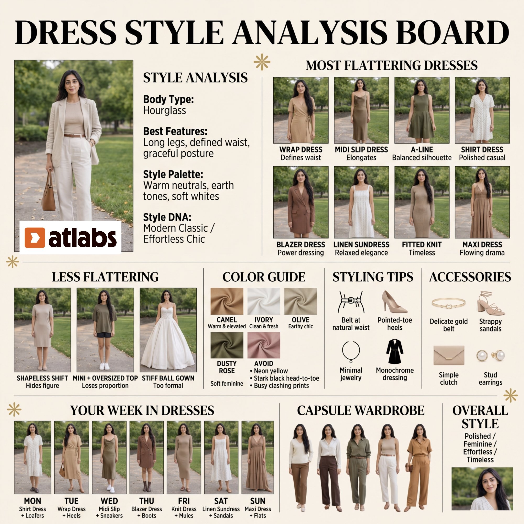 Dress Style Analysis Board