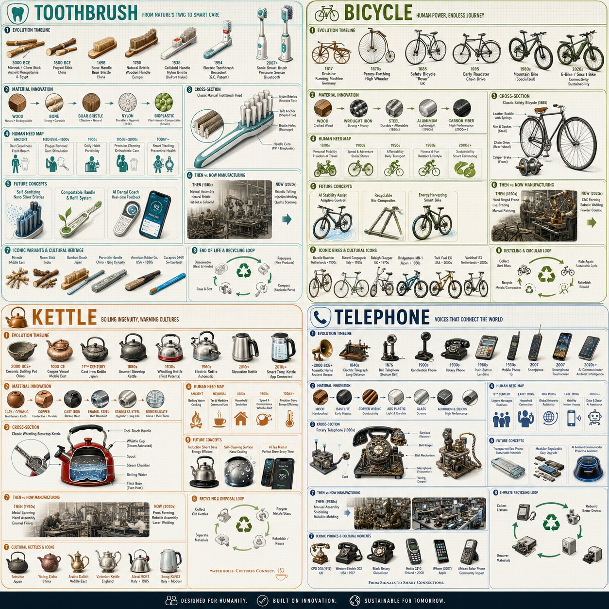 Everyday Objects Evolution Visualized