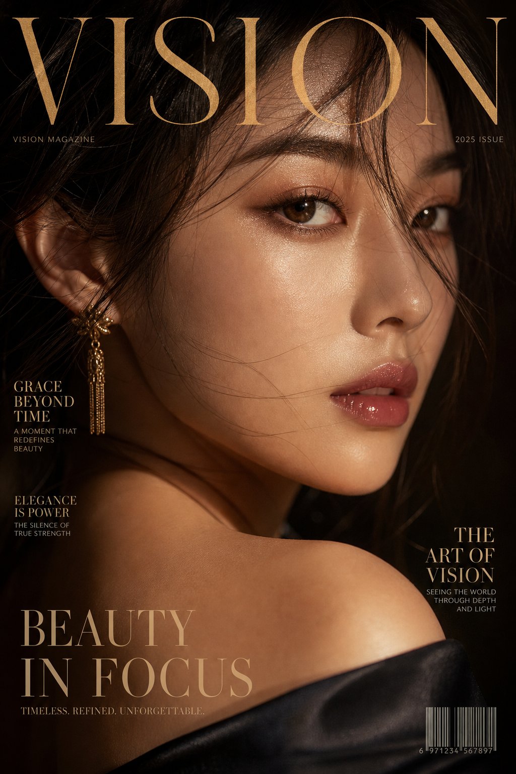 Luxury Cinematic Magazine Portrait