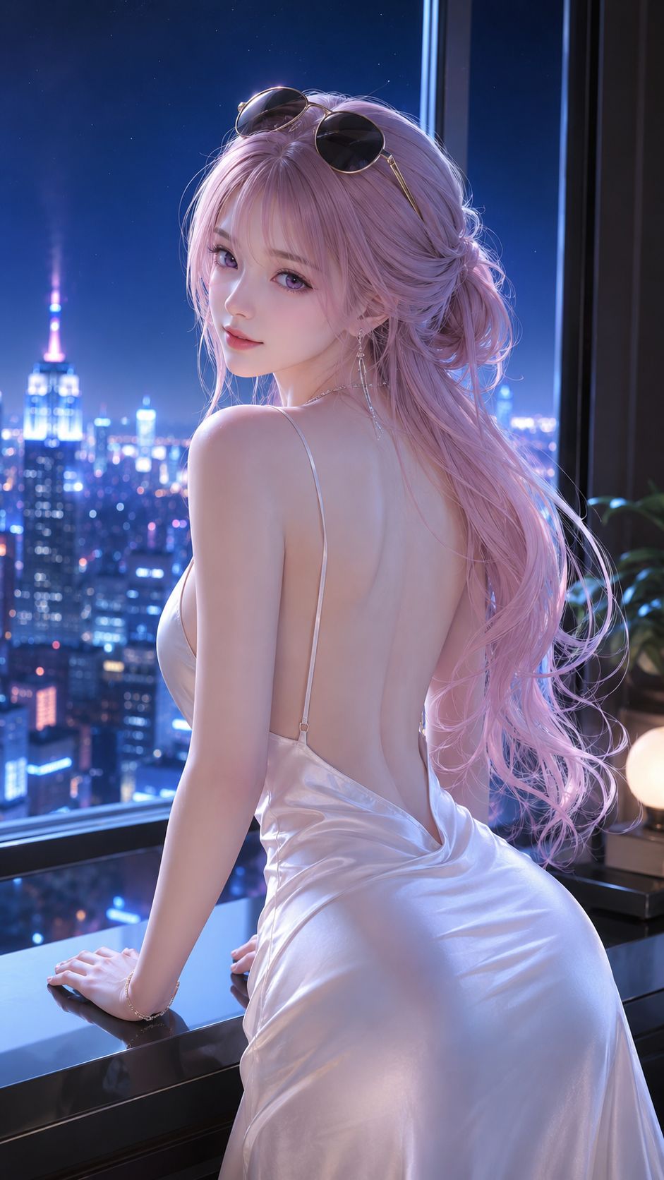 Dreamy Night Window Beauty