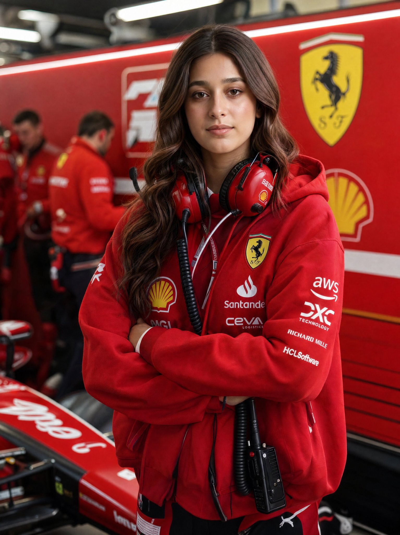 Ferrari F1 Paddock Portrait