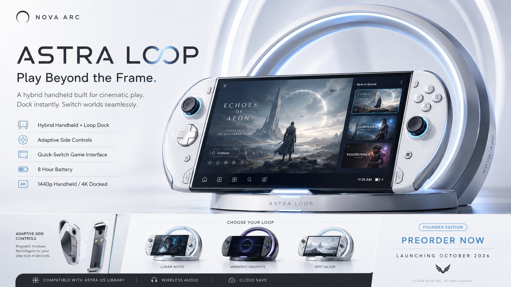 Fictional Gaming Device Ad Concept