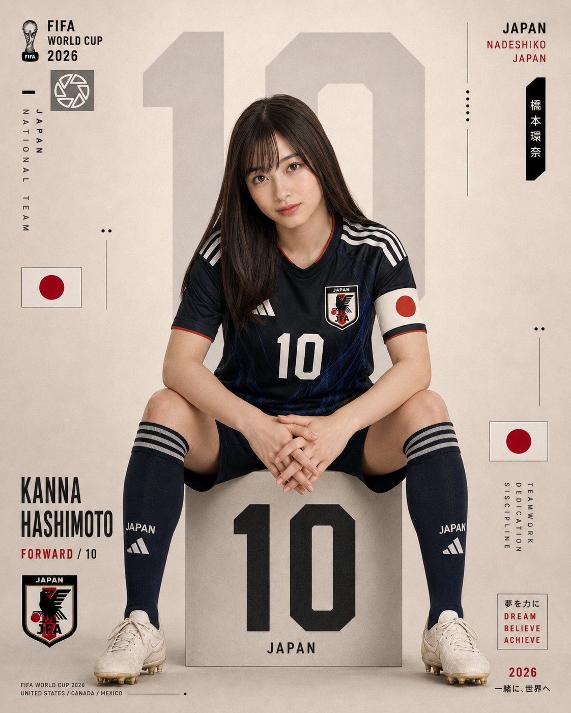 Japan Captain World Cup Poster