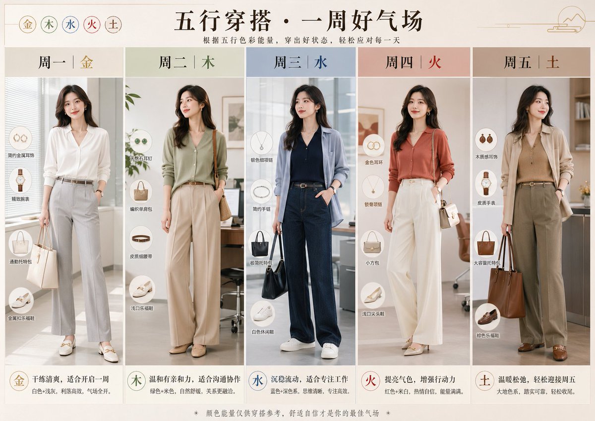 Five Elements Work Outfits