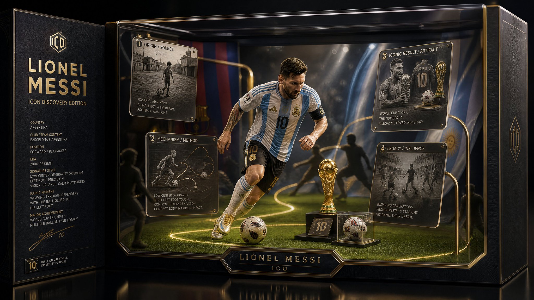 Football Icon Collectible Display