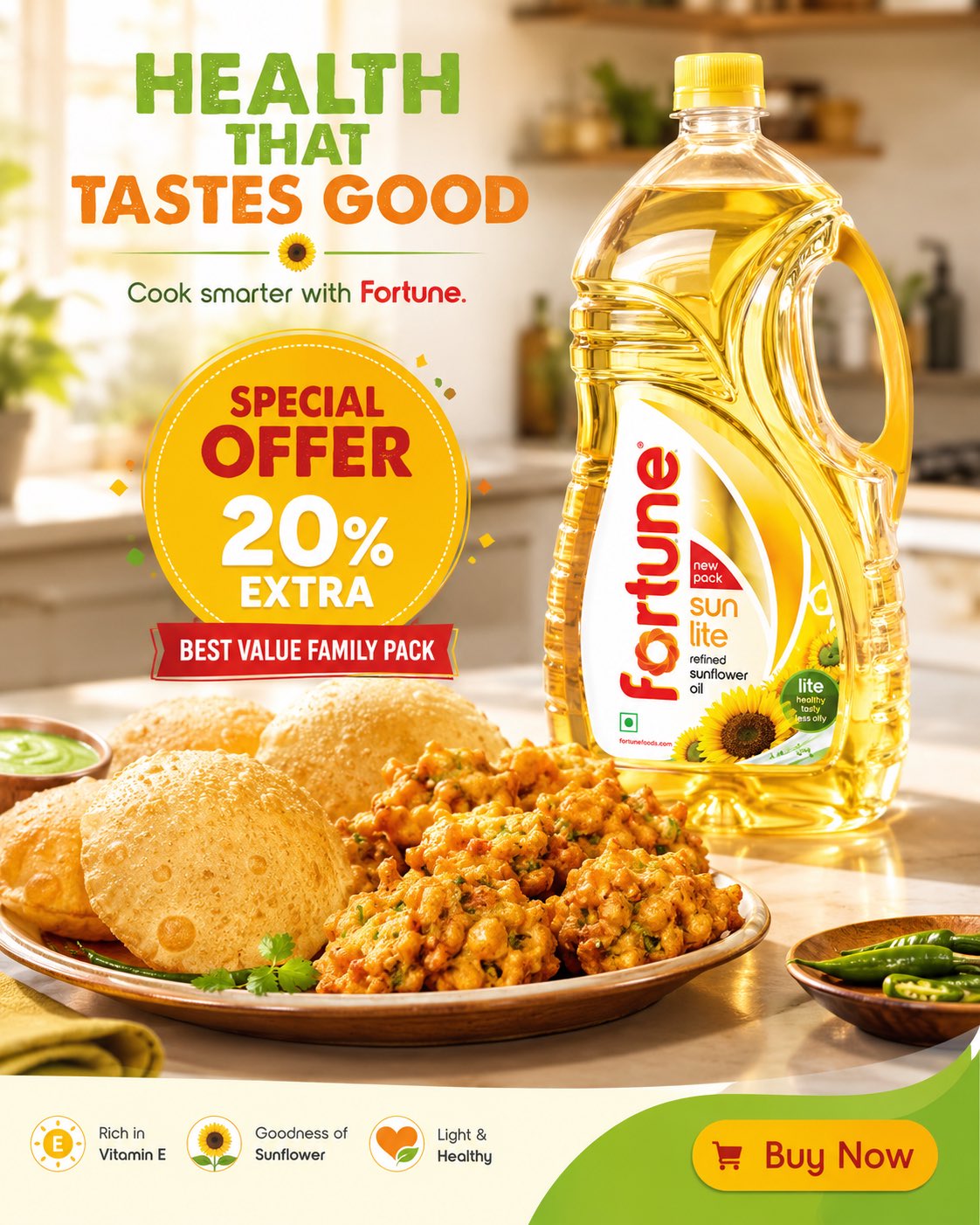 Fortune Oil Healthy Tasty Promo