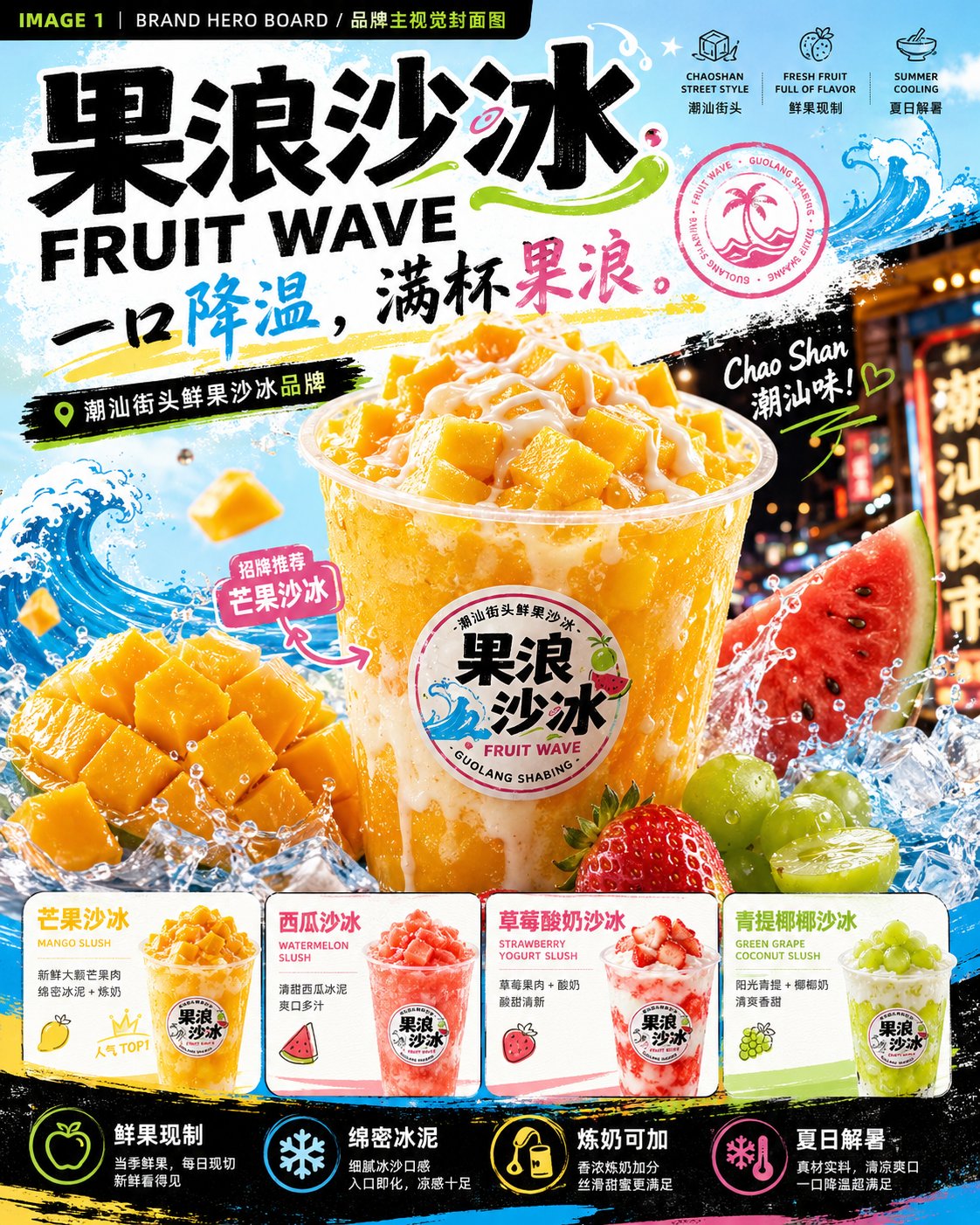 FRUIT WAVE Brand Visual Proposal