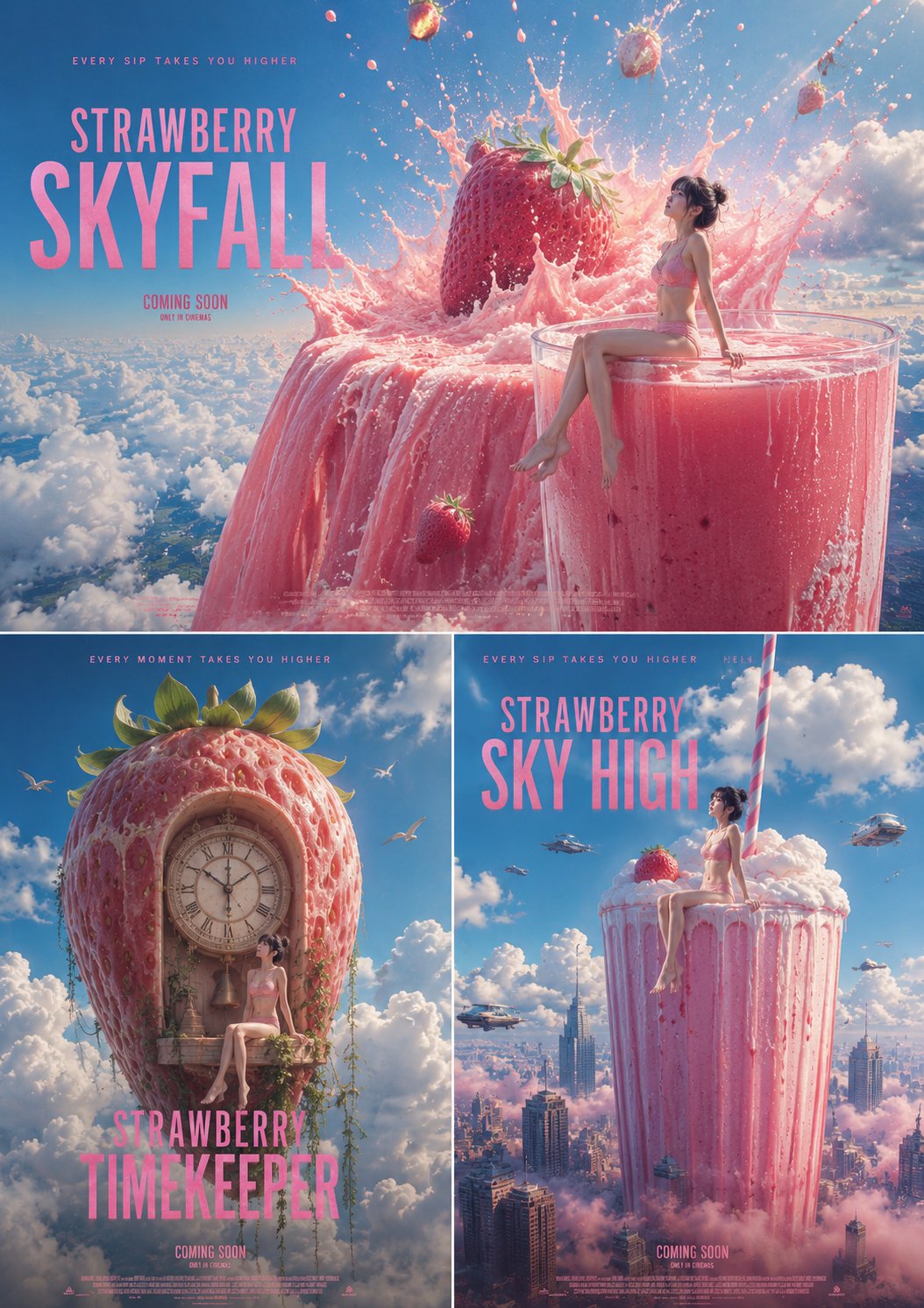 Girl on Giant Milkshake