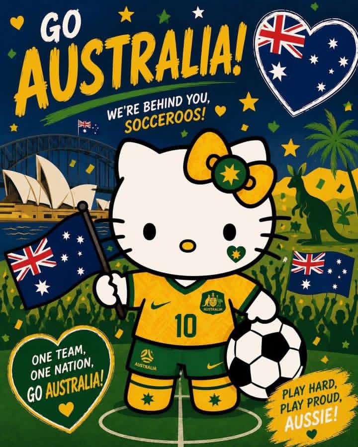Hello Kitty Brazilian Football Cheer