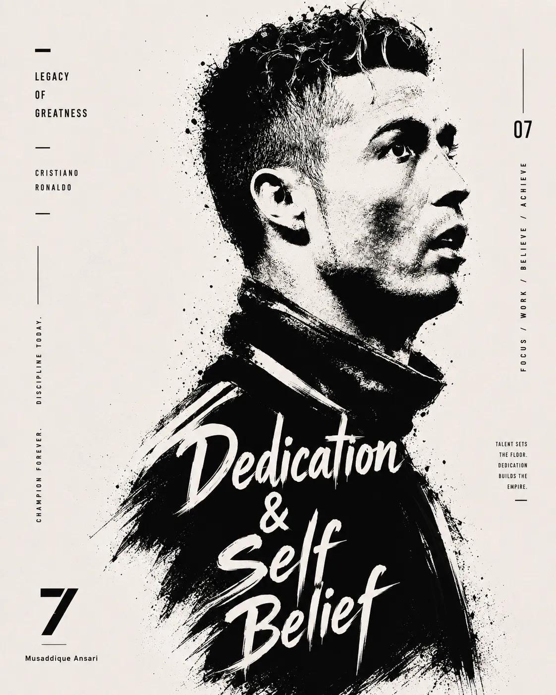 High Contrast Editorial Poster