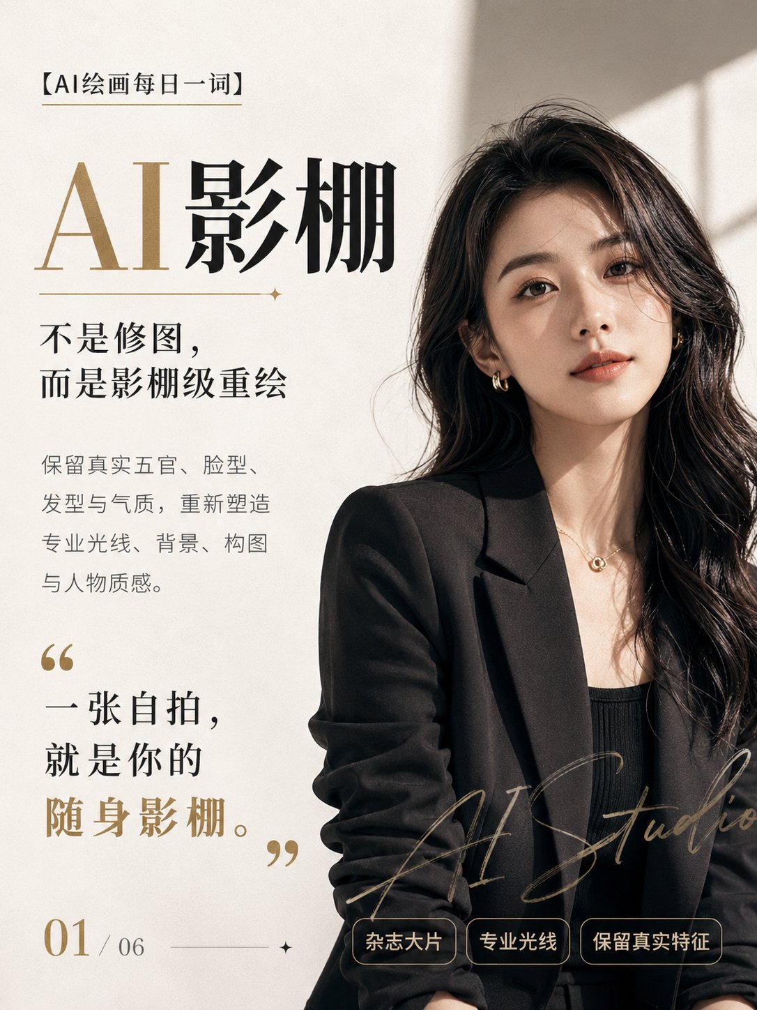 High-End Fashion Magazine Portrait