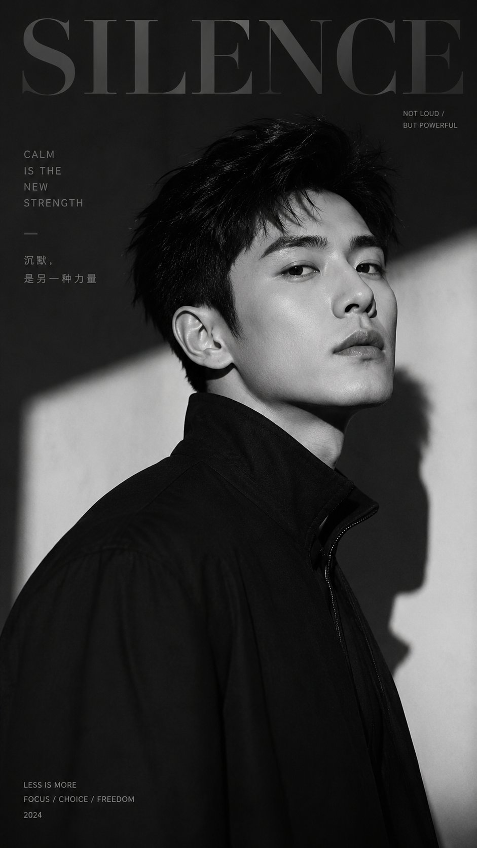 Premium Masculine Portrait Visual