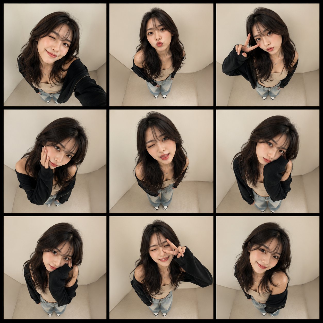 Fisheye Fashion Contact Sheet