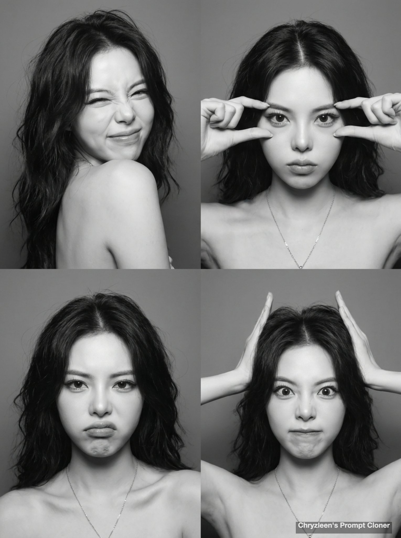High Contrast BW Photo Grid