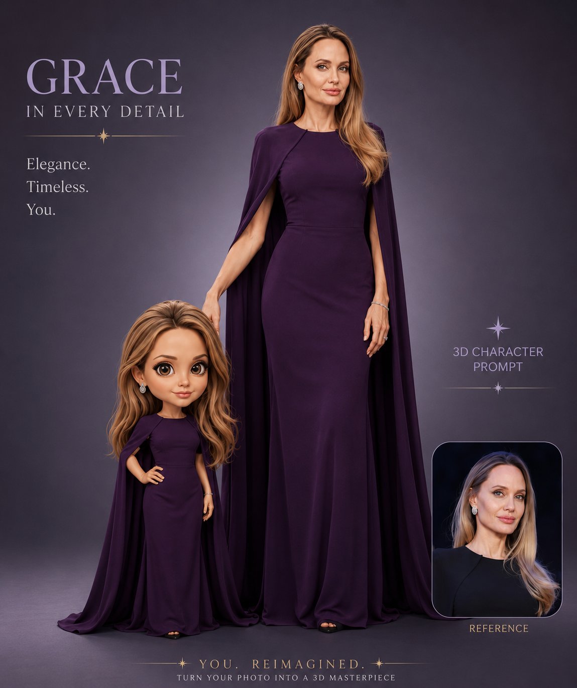 Luxury Twin Fashion Poster