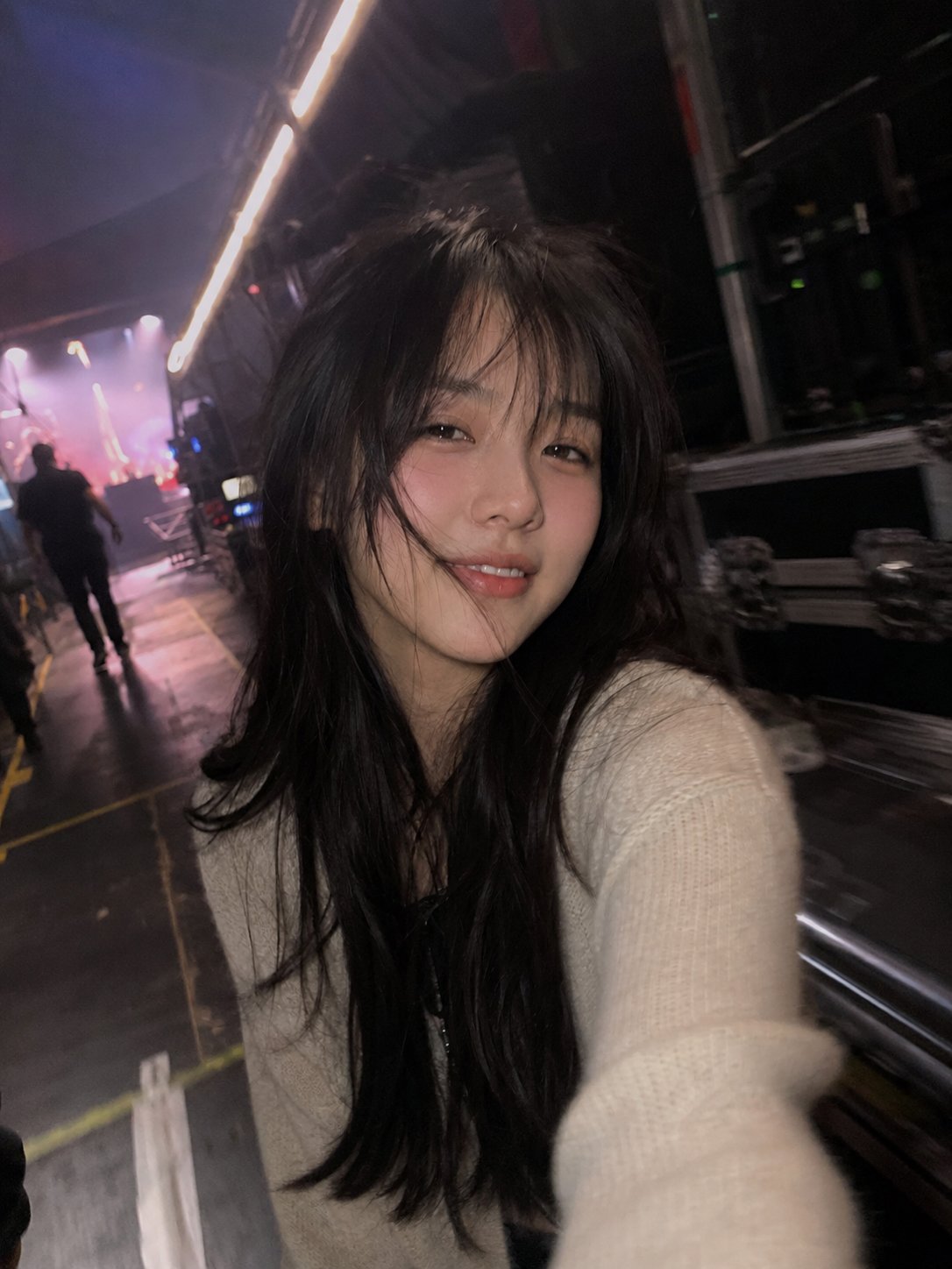 Backstage Tipsy Concert Selfie Capture