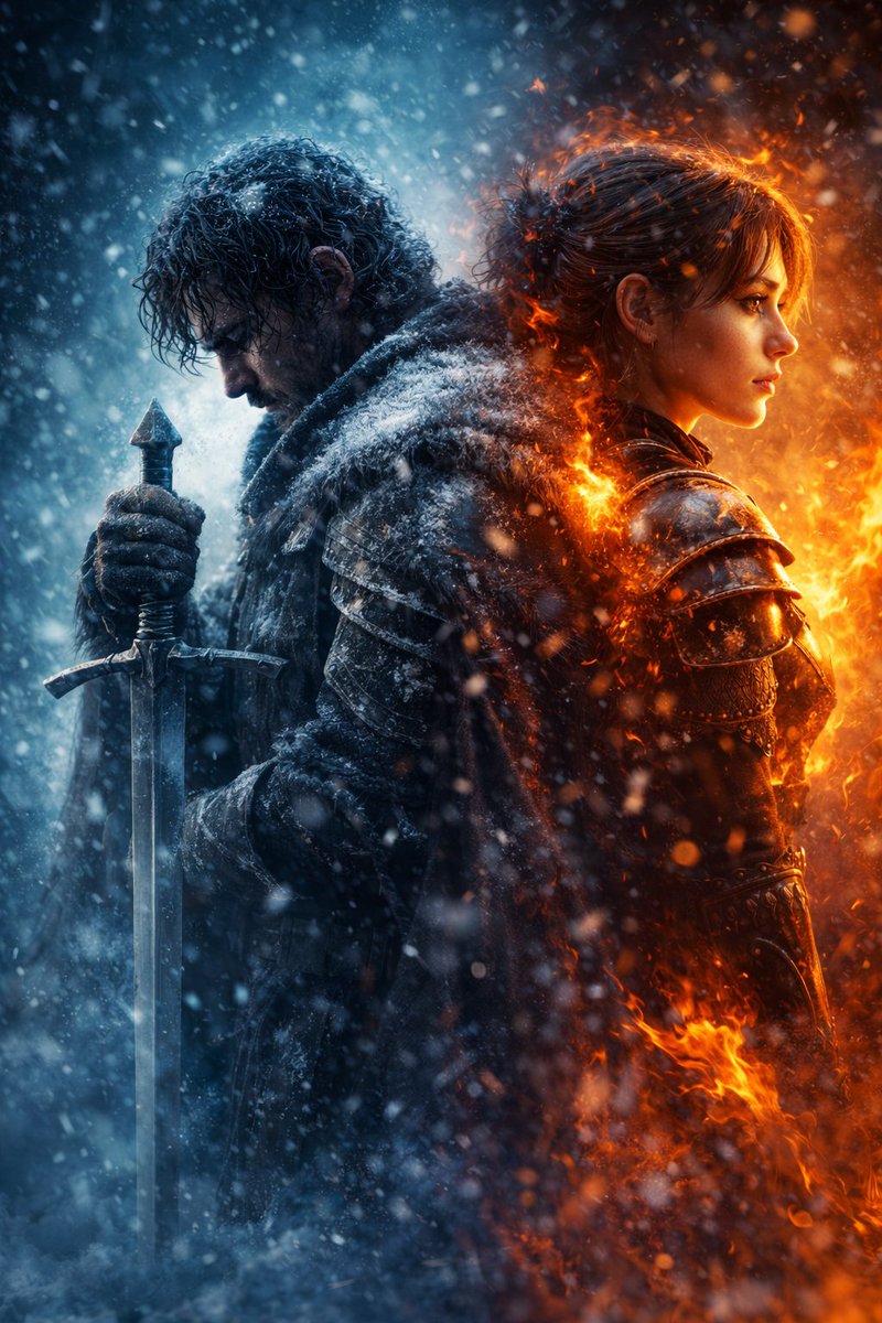 Fire and Ice Warrior Standoff
