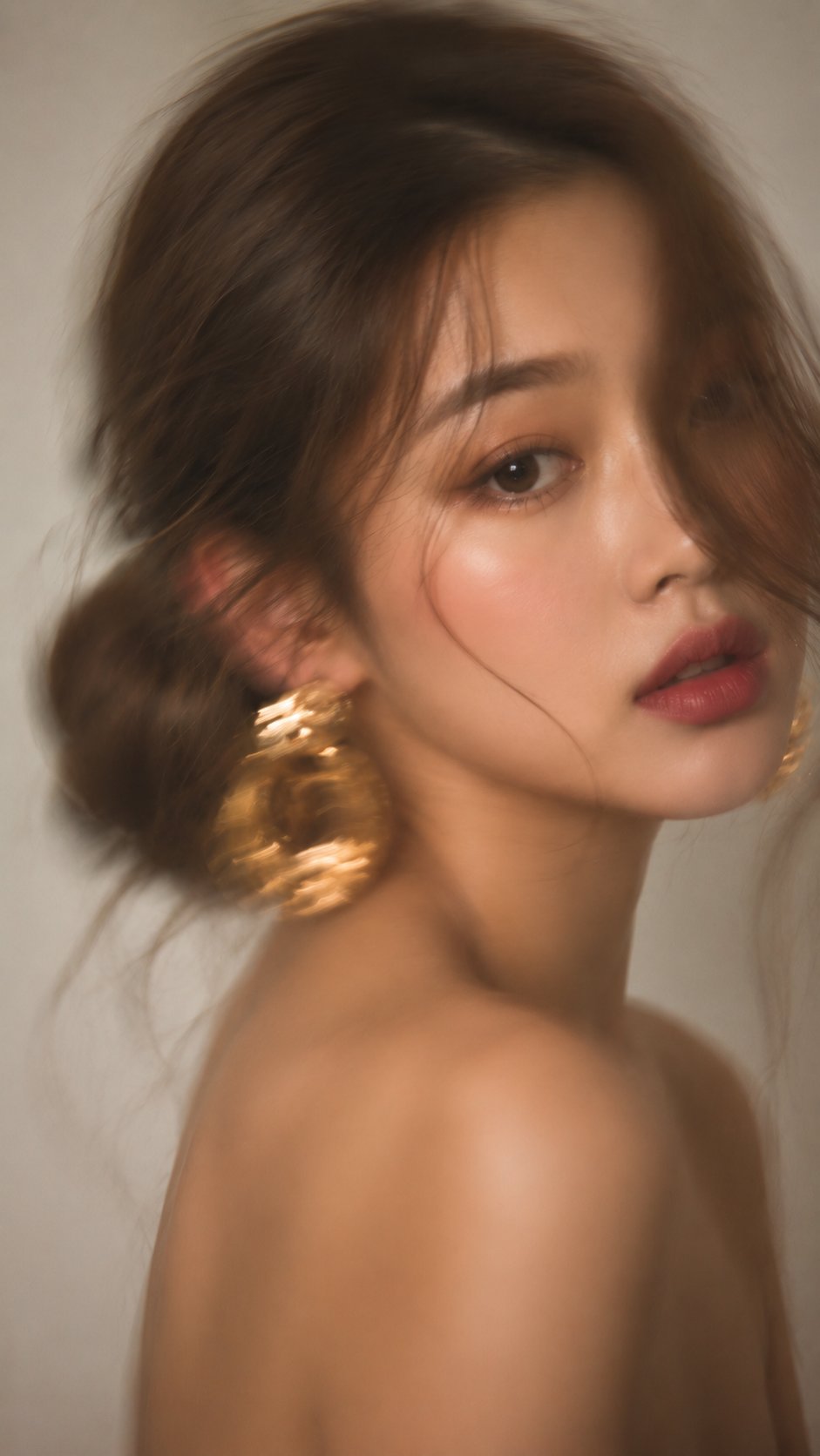 Artistic Motion Blur Portrait