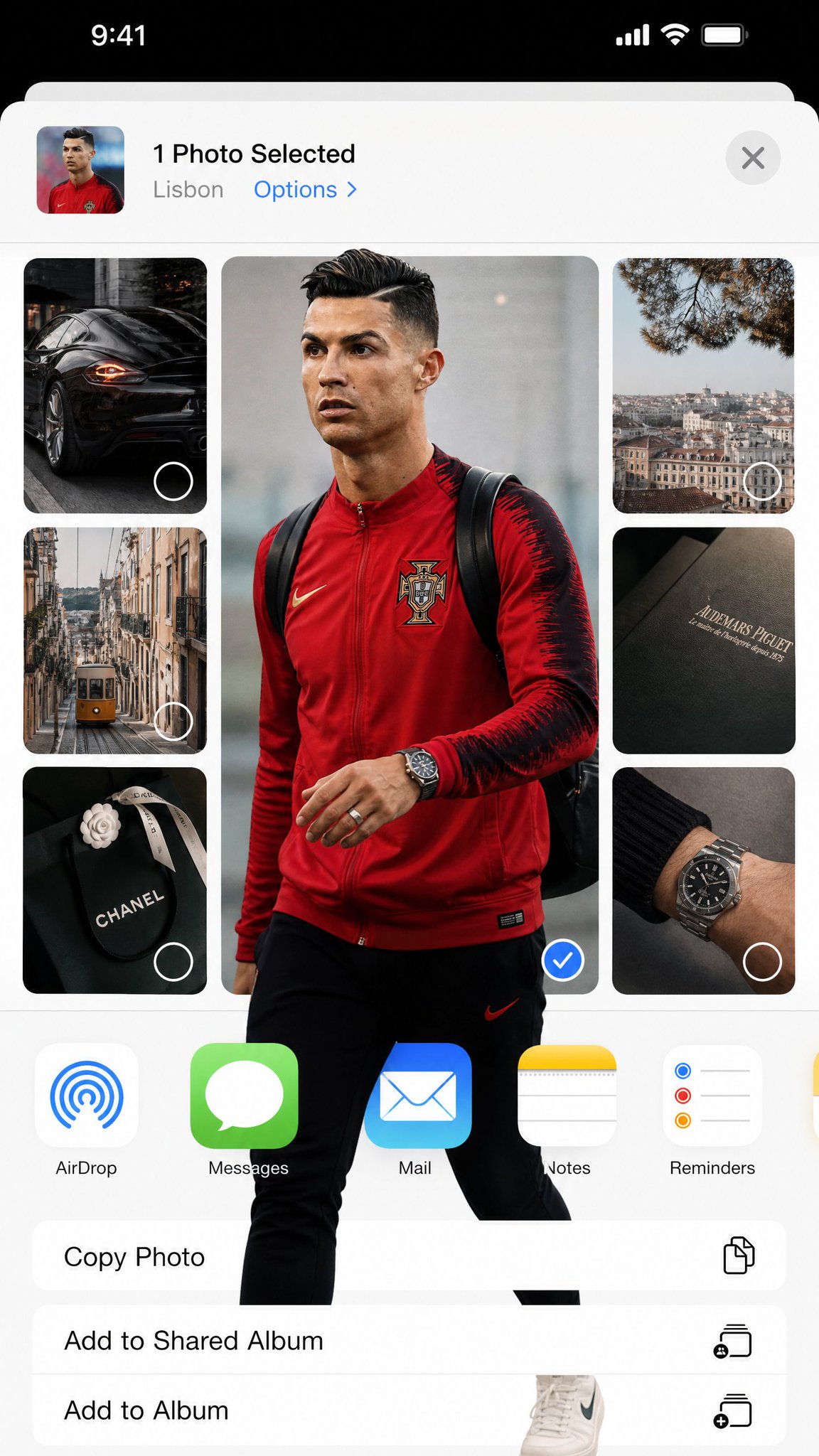 iOS Fashion Collage Frame Break
