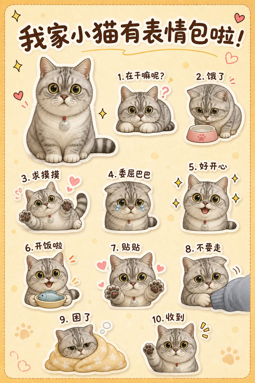Custom IP Chibi Sticker Poster Design