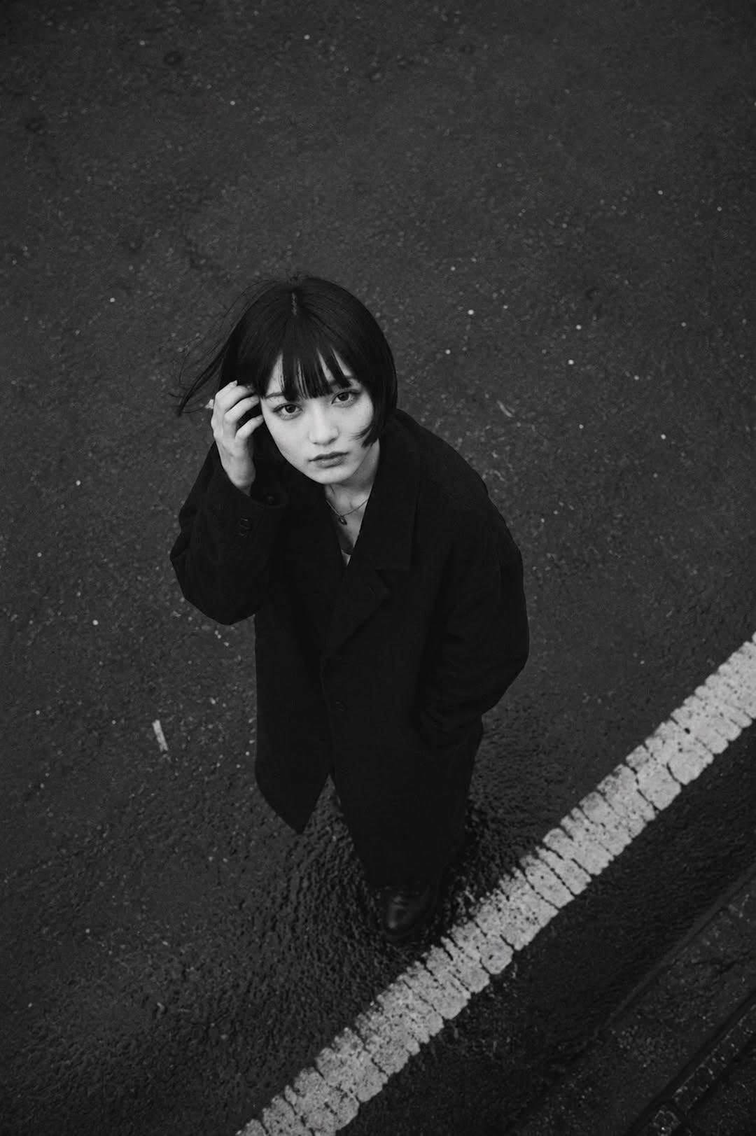 Rainy Night Solitude Street Portrait