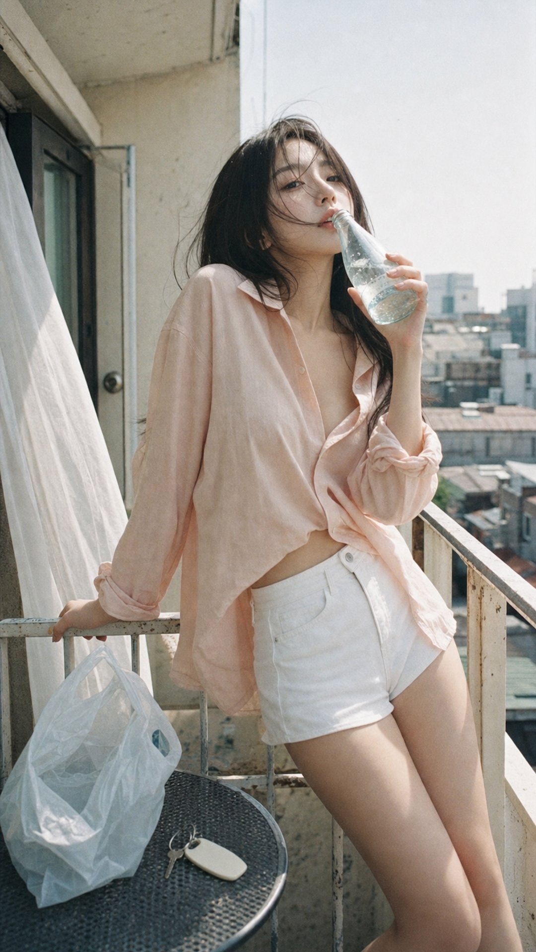 Summer Balcony Film Portrait