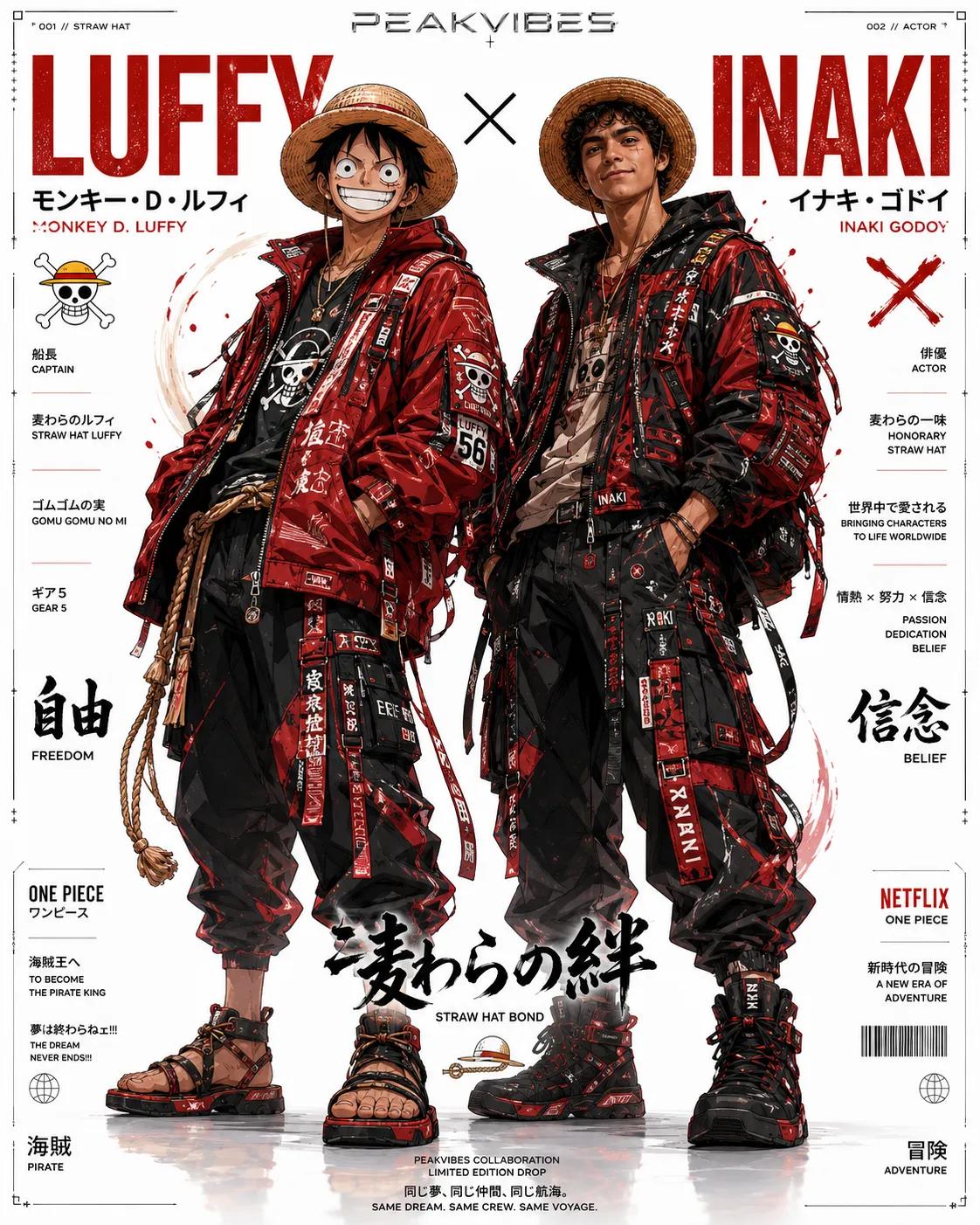 Anime Live-Action Fashion Crossover Poster