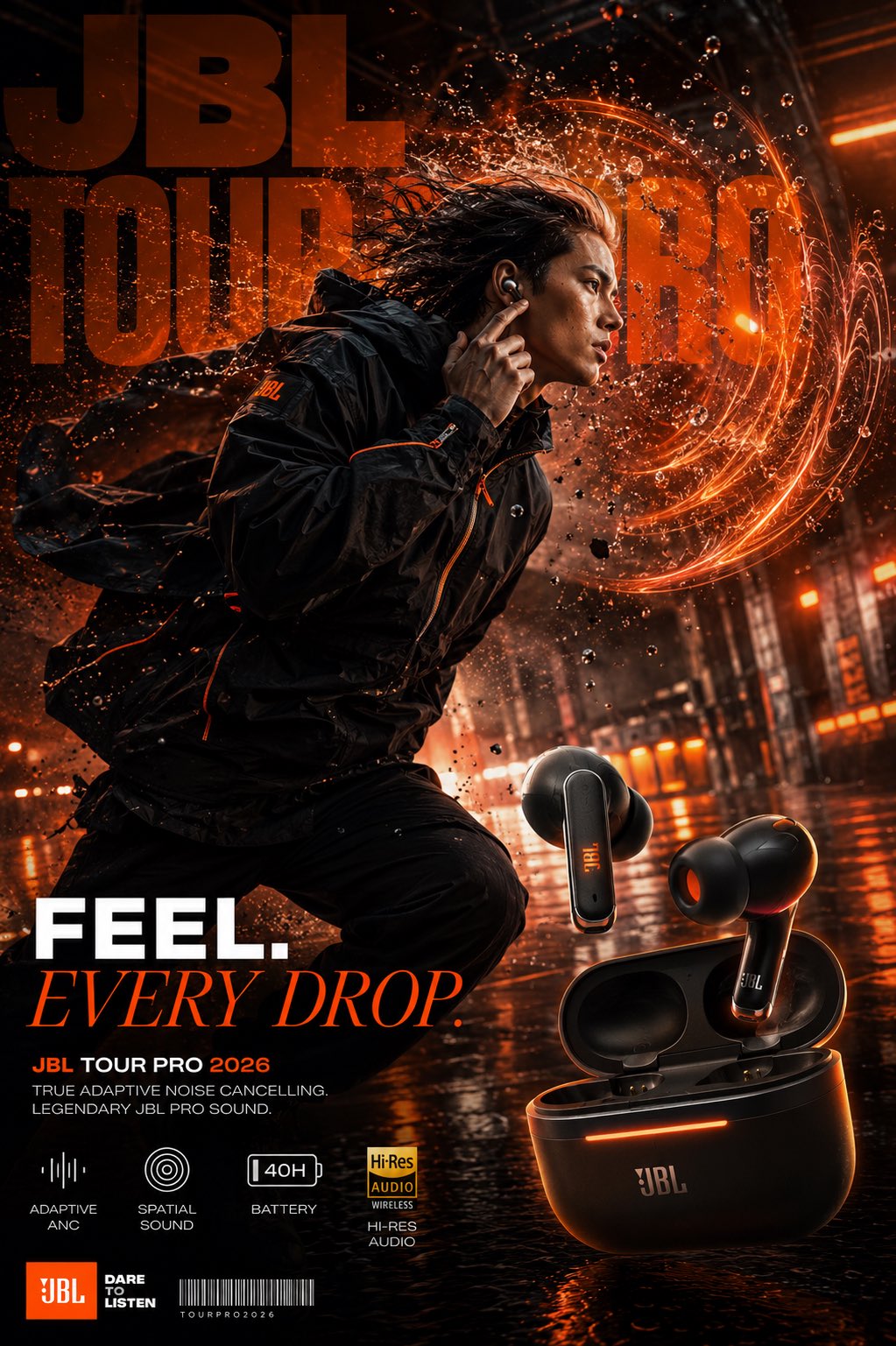 JBL Bass Impact Hero Poster