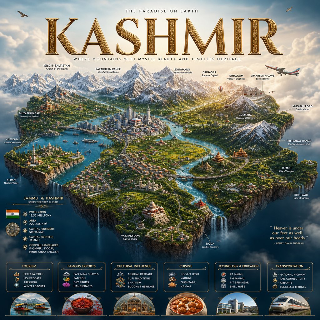 Kashmir Floating Island Paradise