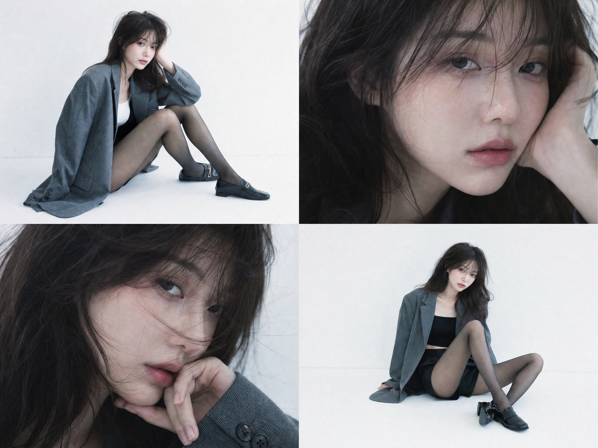 Korean High Fashion Editorial Portrait