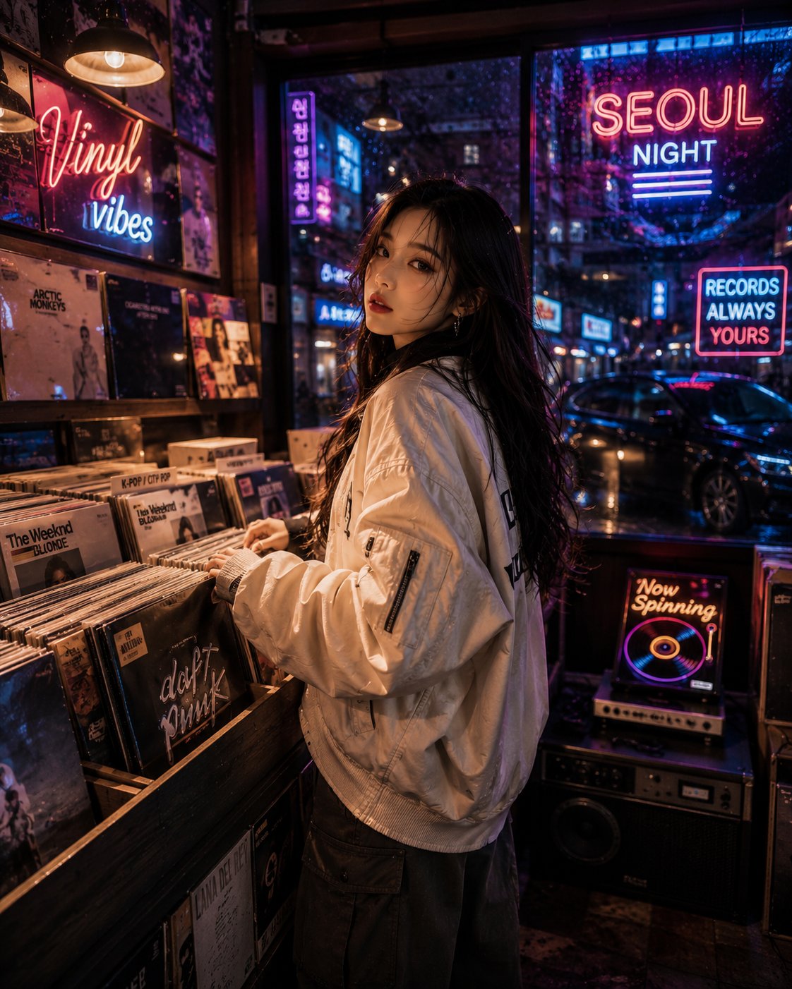 Midnight Vinyl Smile