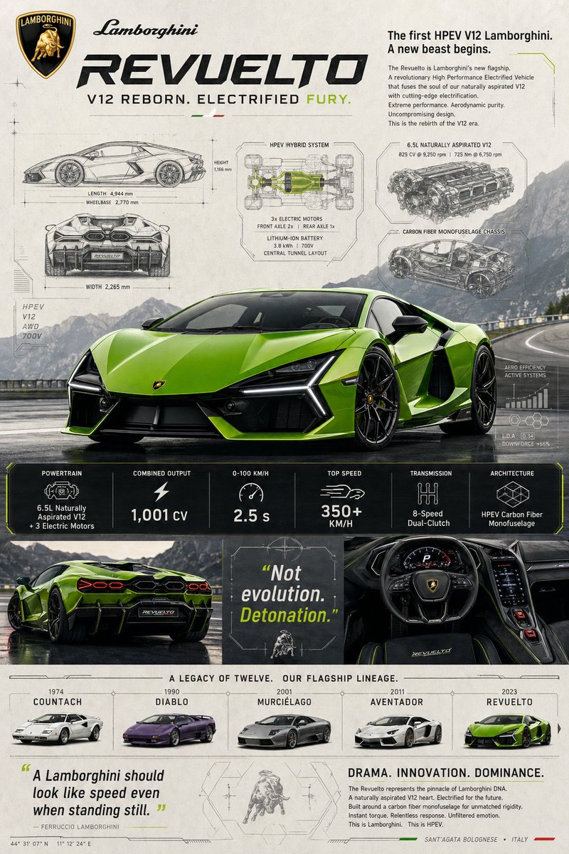 Lamborghini Revuelto Collector Poster