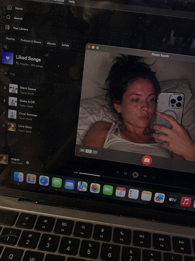 Late Night MacBook Selfie Vibe