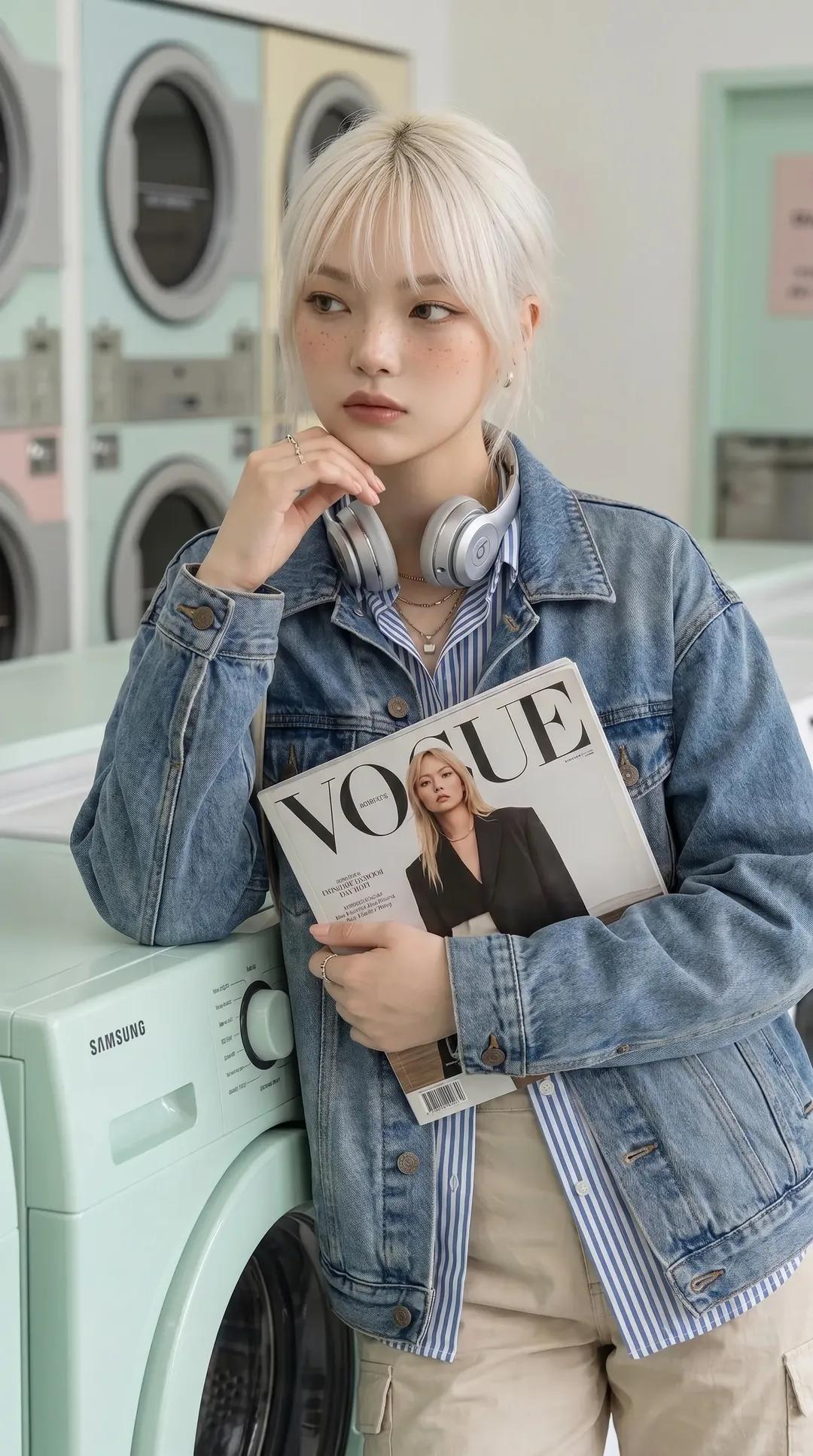 Cool Laundromat Fashion Editorial