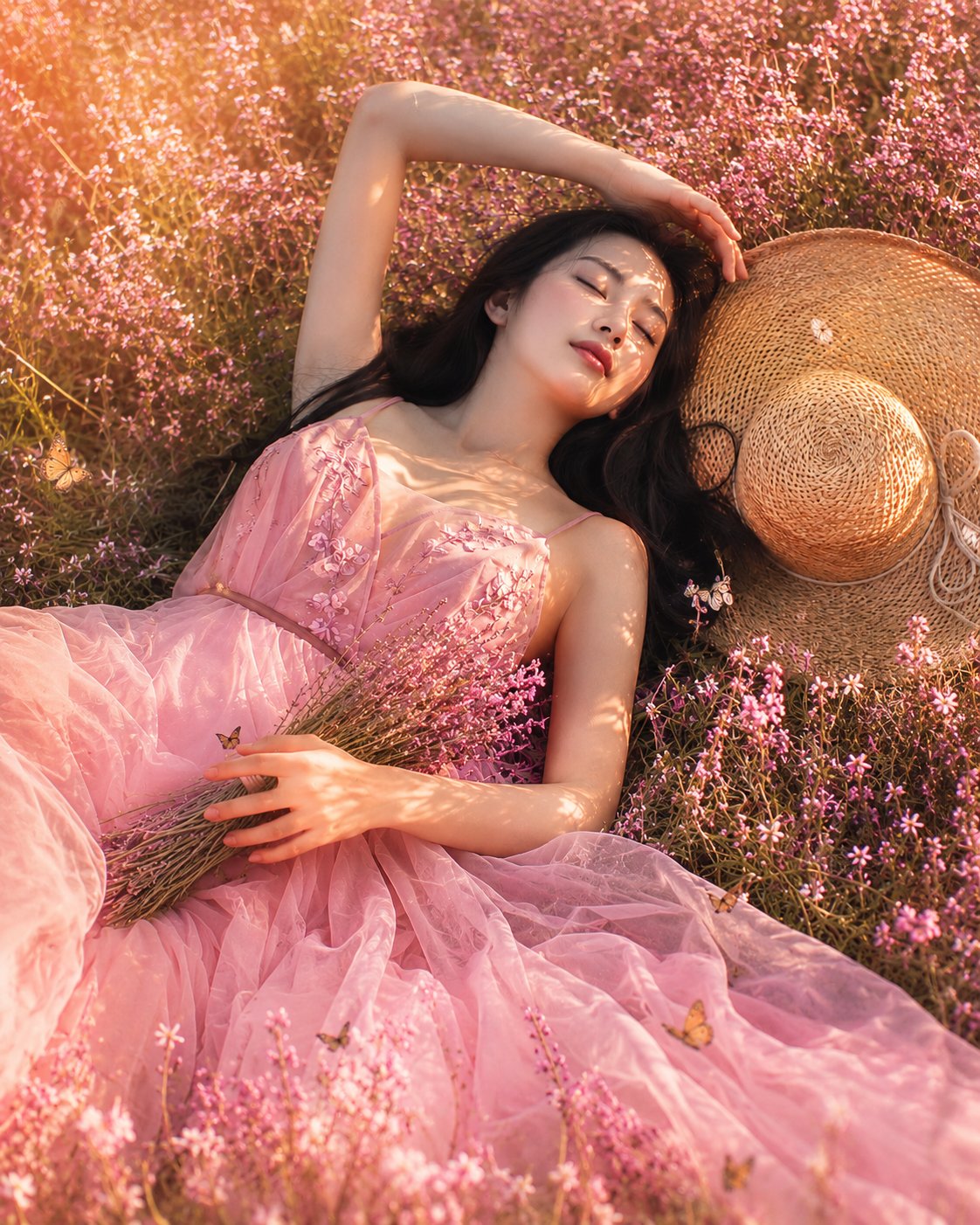 Lavender Dream Editorial Portrait