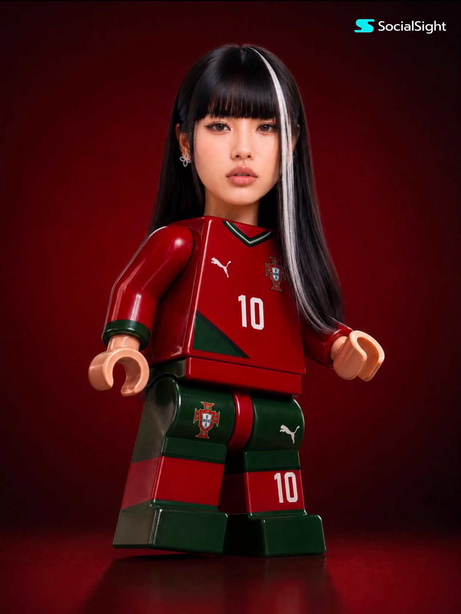 Realistic Soccer Minifigure Collectible
