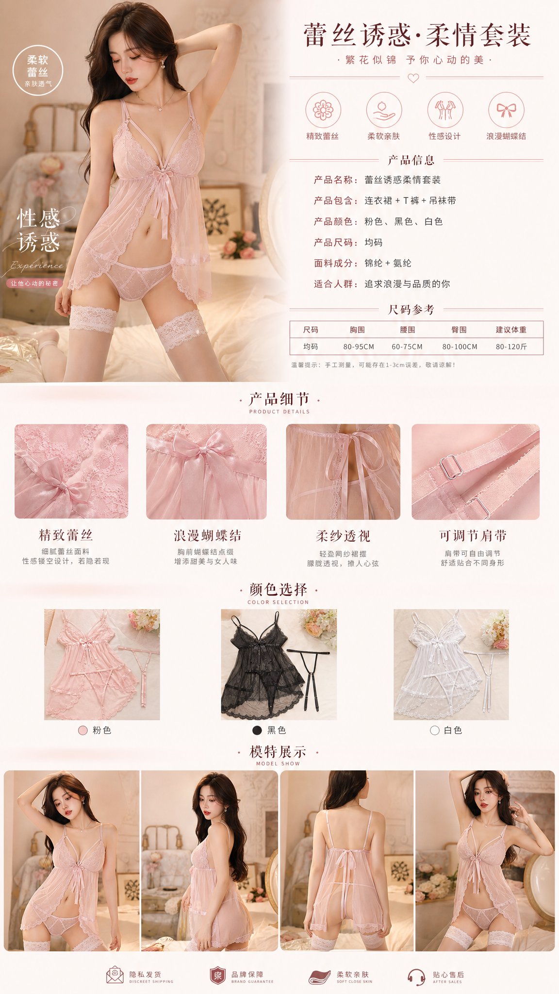 Sexy Lingerie E-Commerce Page