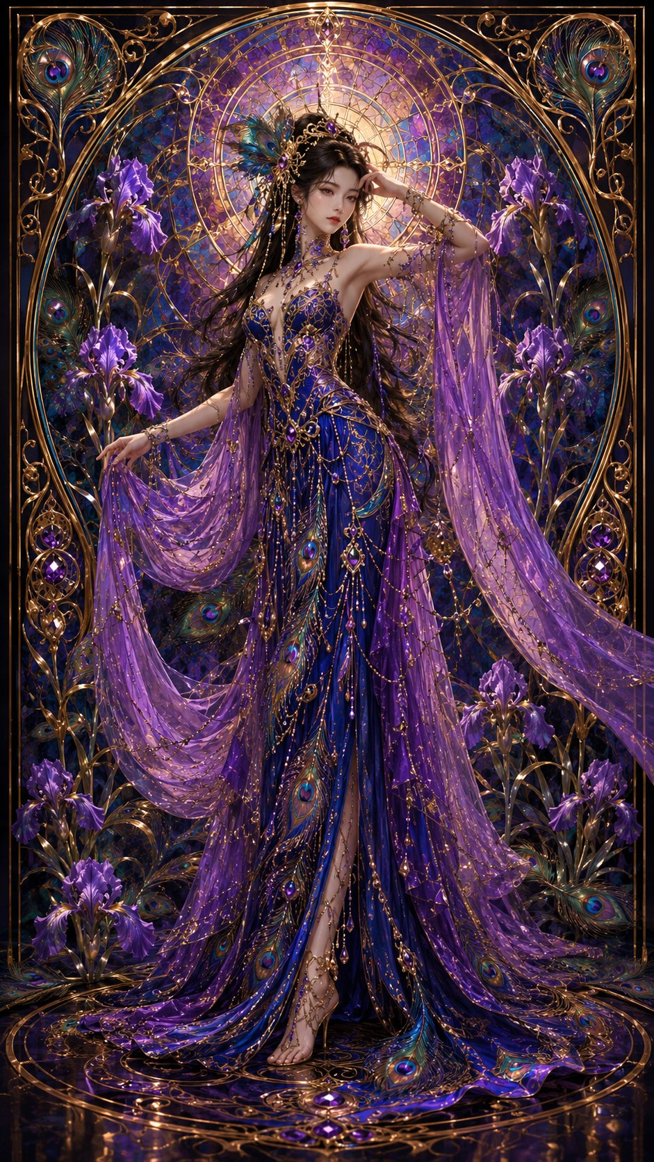 Peacock Reverie: Eastern Crown