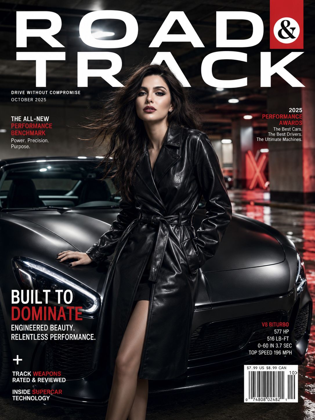 Luxury Car Magazine Cover Shoot