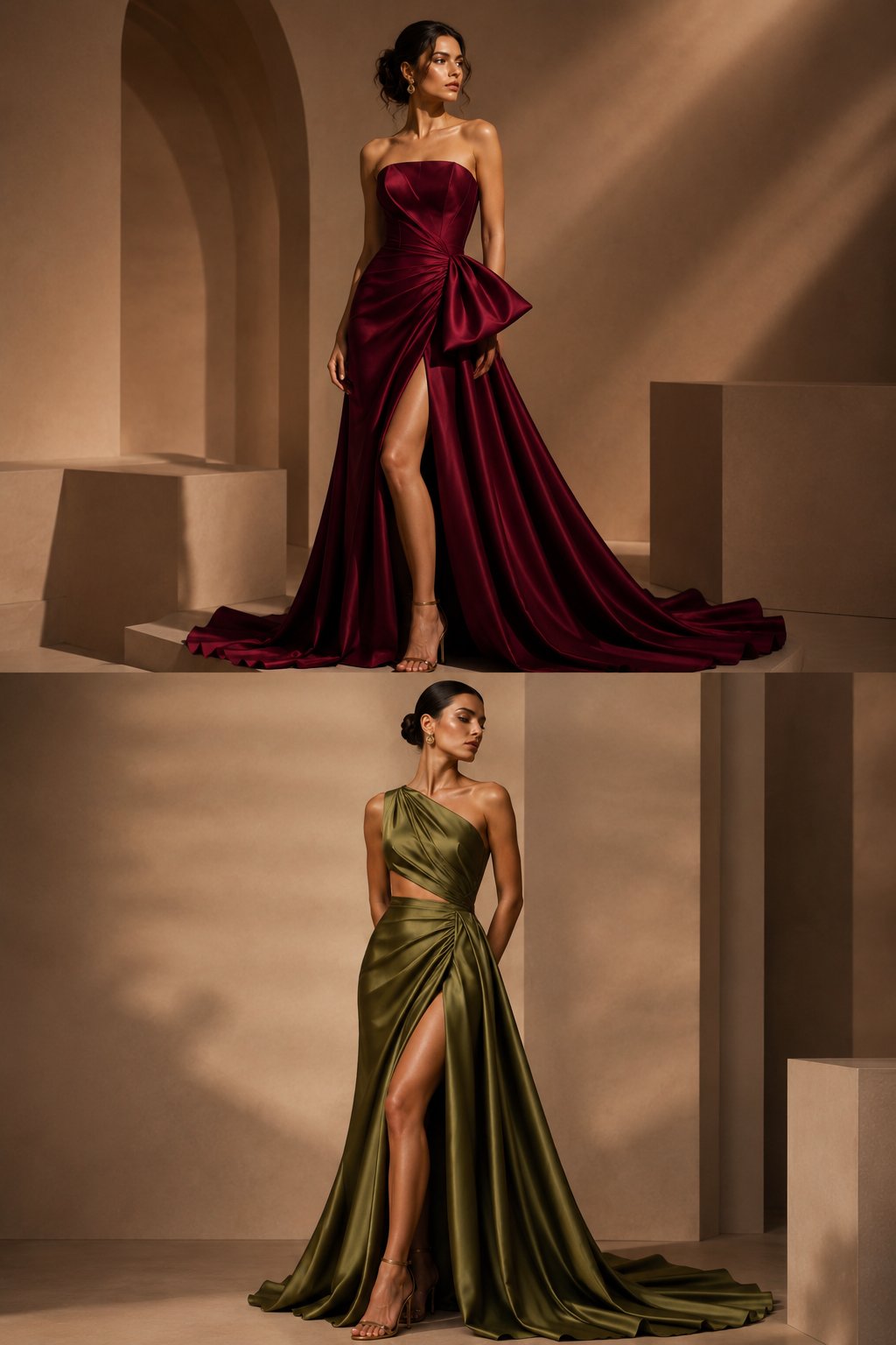 Luxury Haute Couture Editorial Duo